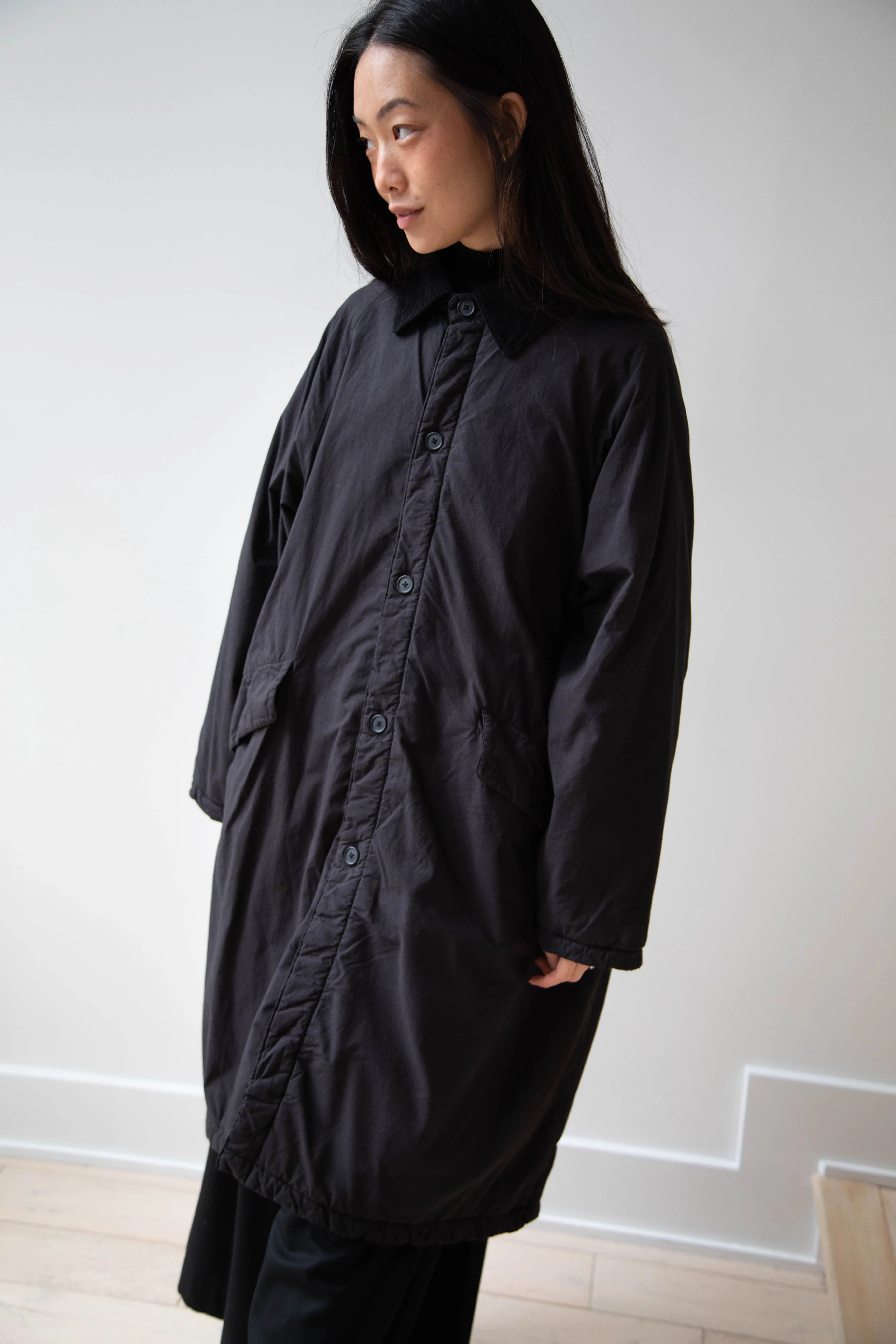 Maison de Soil | Regular Collar Coat in Black