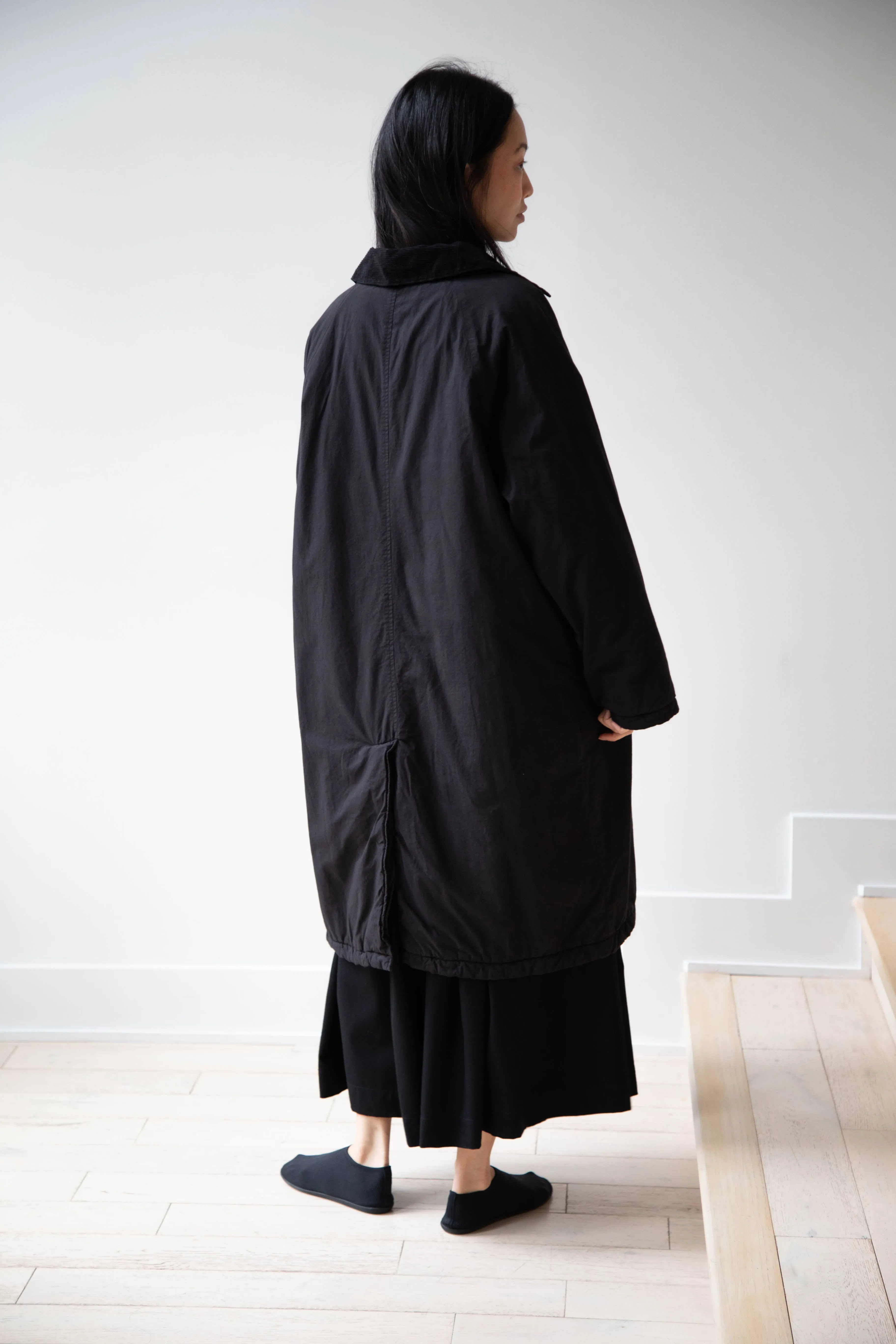 Maison de Soil | Regular Collar Coat in Black