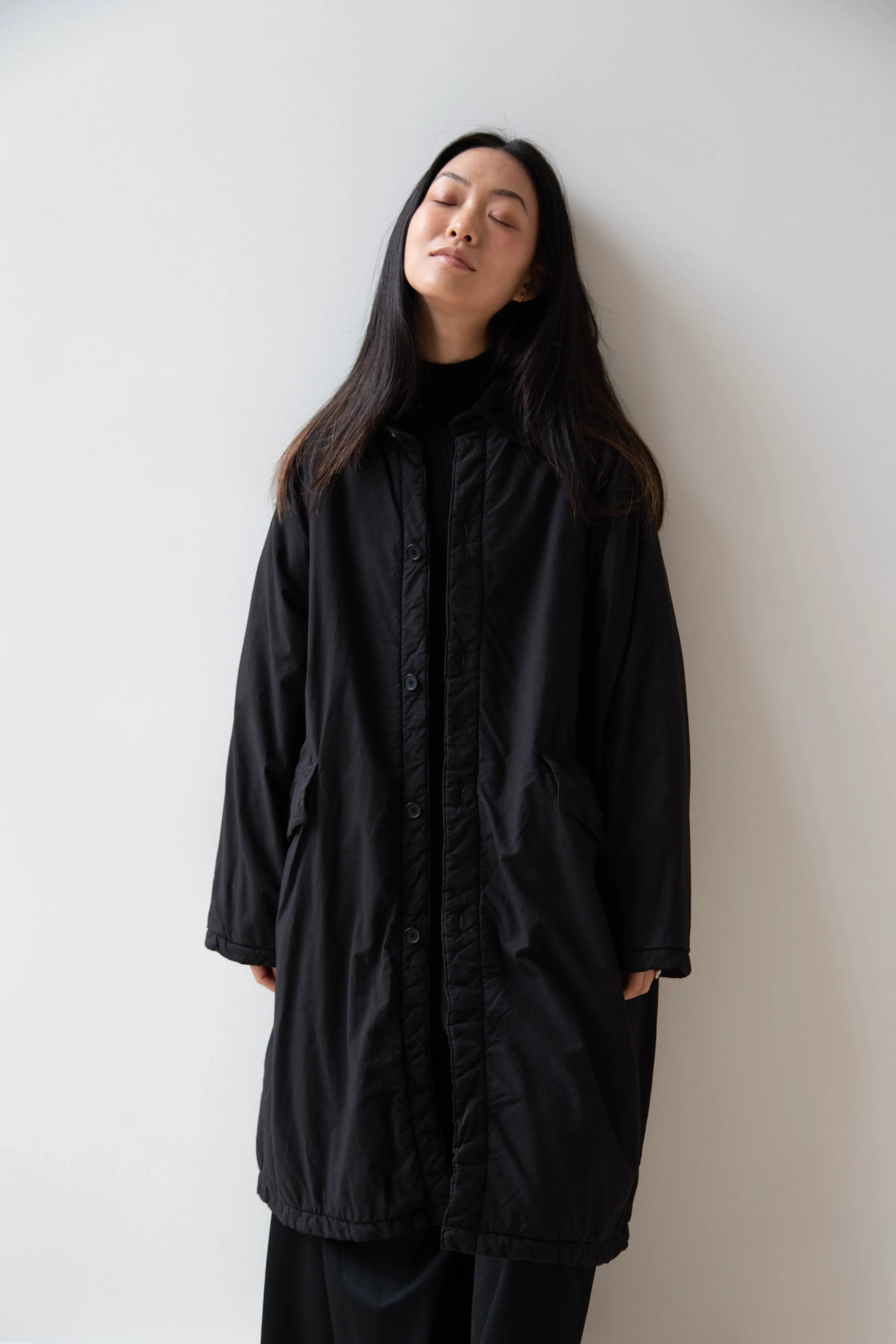 Maison de Soil | Regular Collar Coat in Black