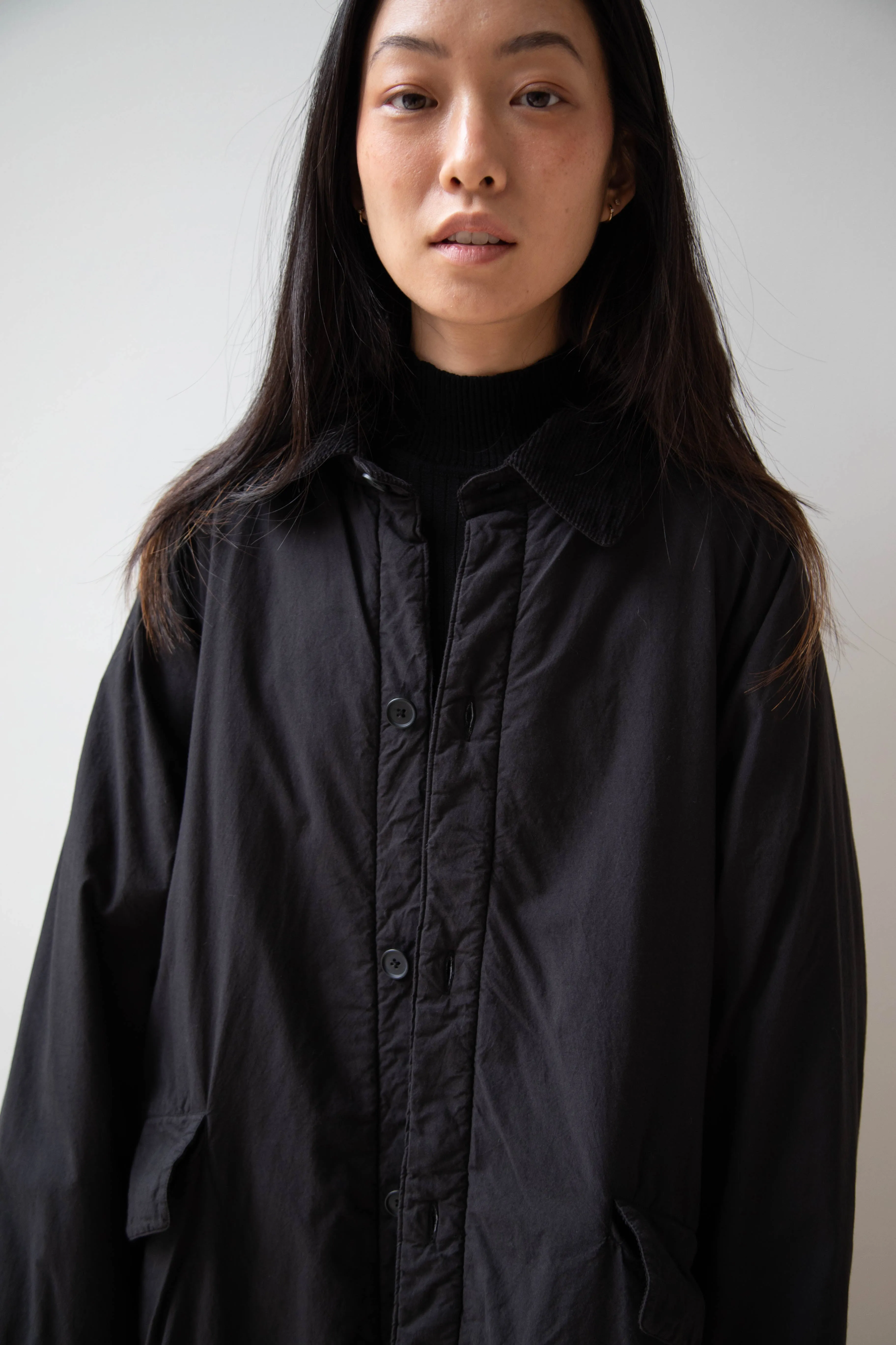 Maison de Soil | Regular Collar Coat in Black