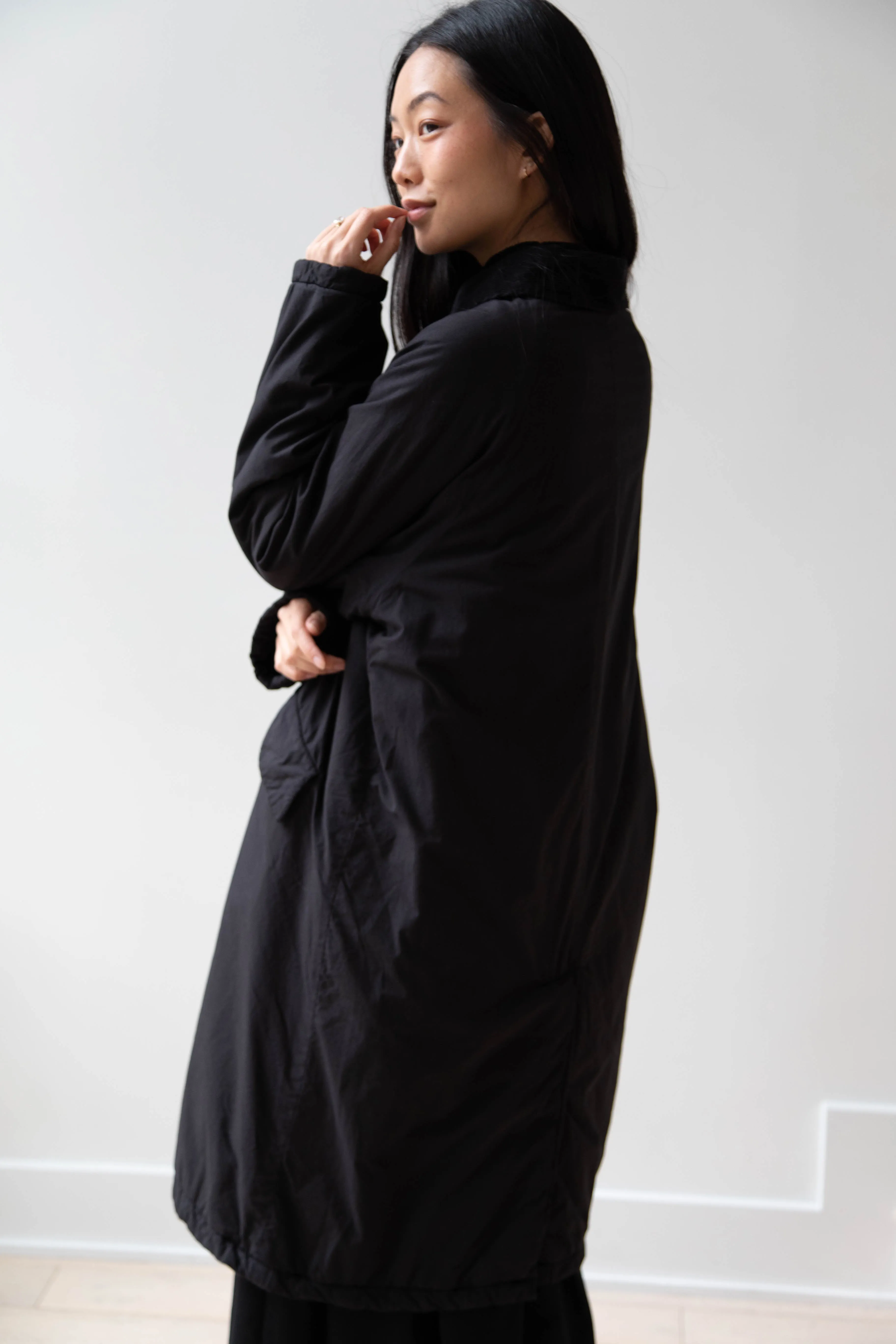 Maison de Soil | Regular Collar Coat in Black