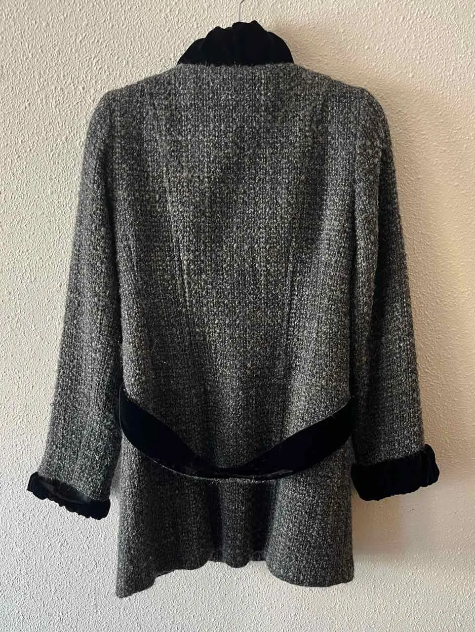 Nanette Lepore gray and black Size 2 Coat