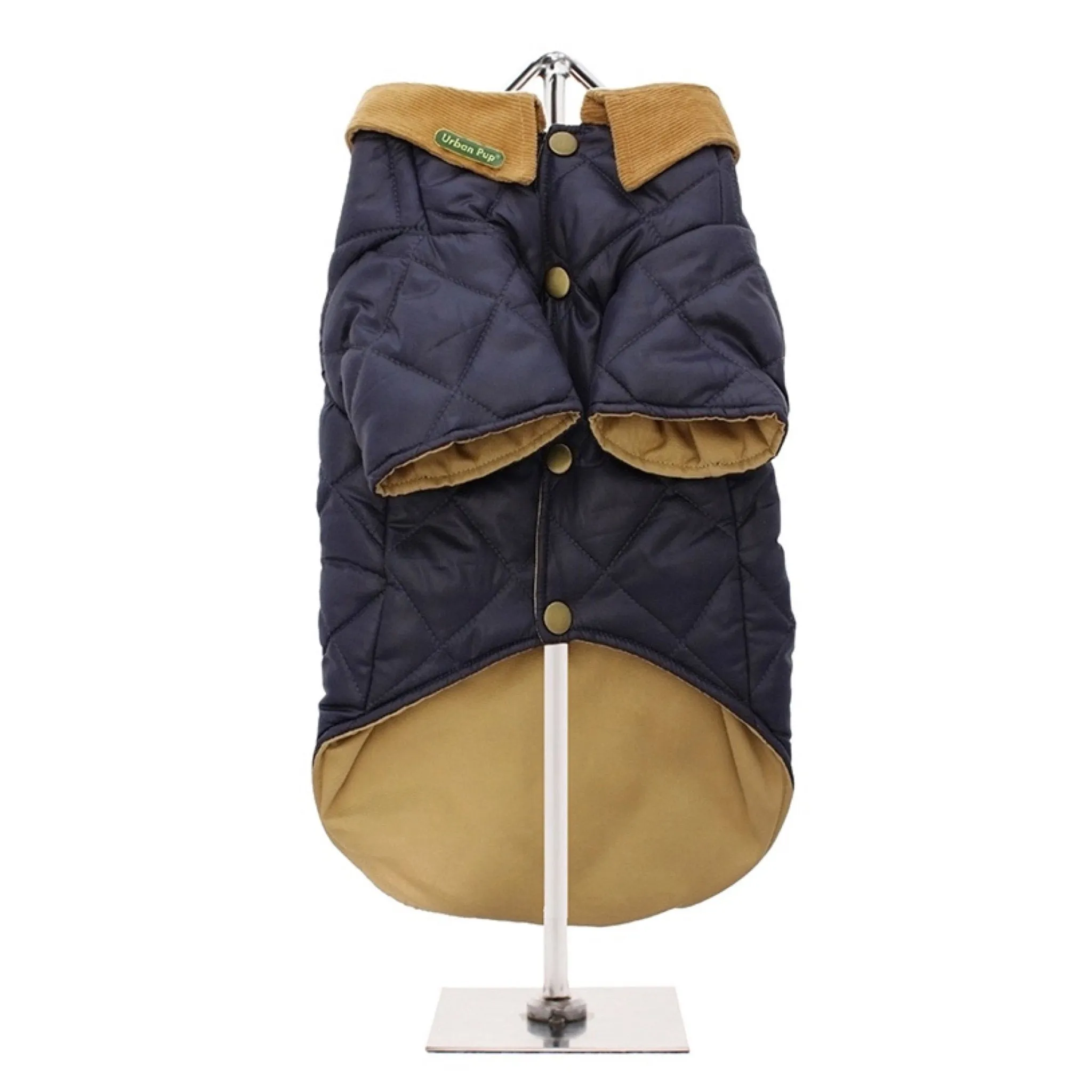 Navy Blue Quilted Town & Country Coat