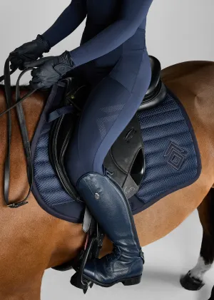 Navy Mesh Saddle Cloth