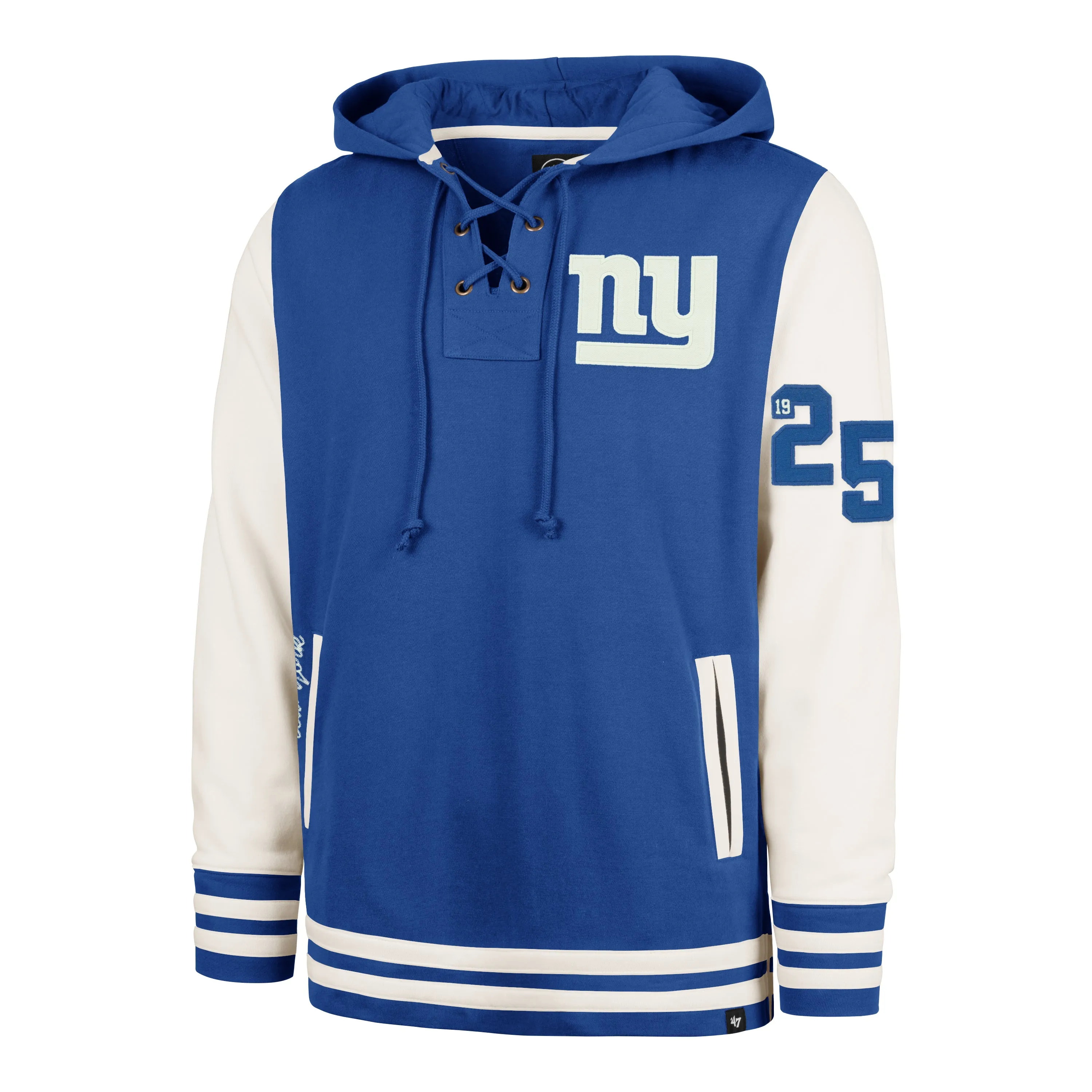 NEW YORK GIANTS LETTERMAN FIELD LATERAL '47 LACER HOOD