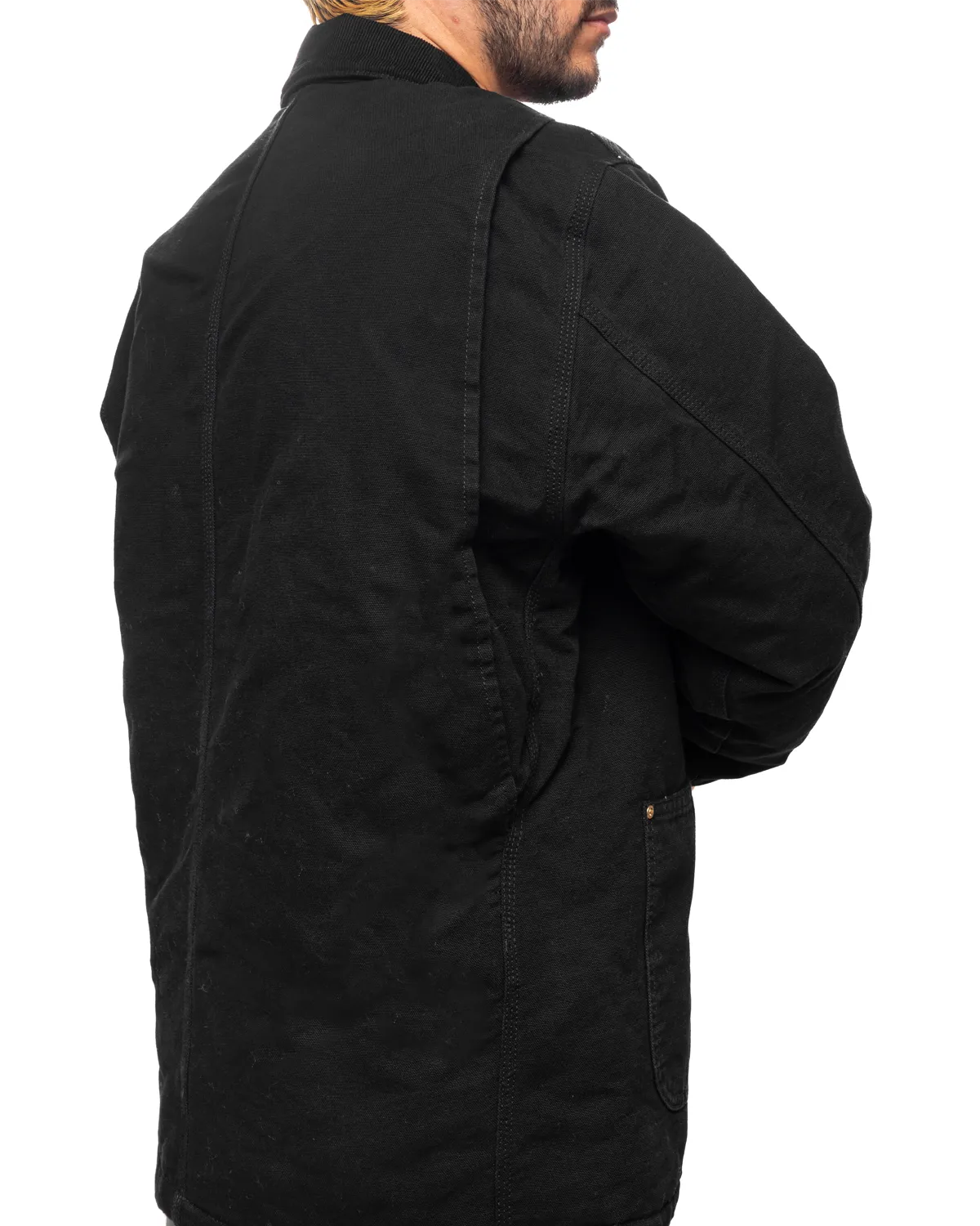 OG Chore Coat Black/Black (Aged Canvas)