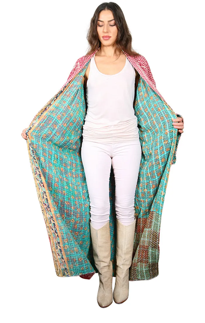 One of a Kind - Reversible Kantha Coat