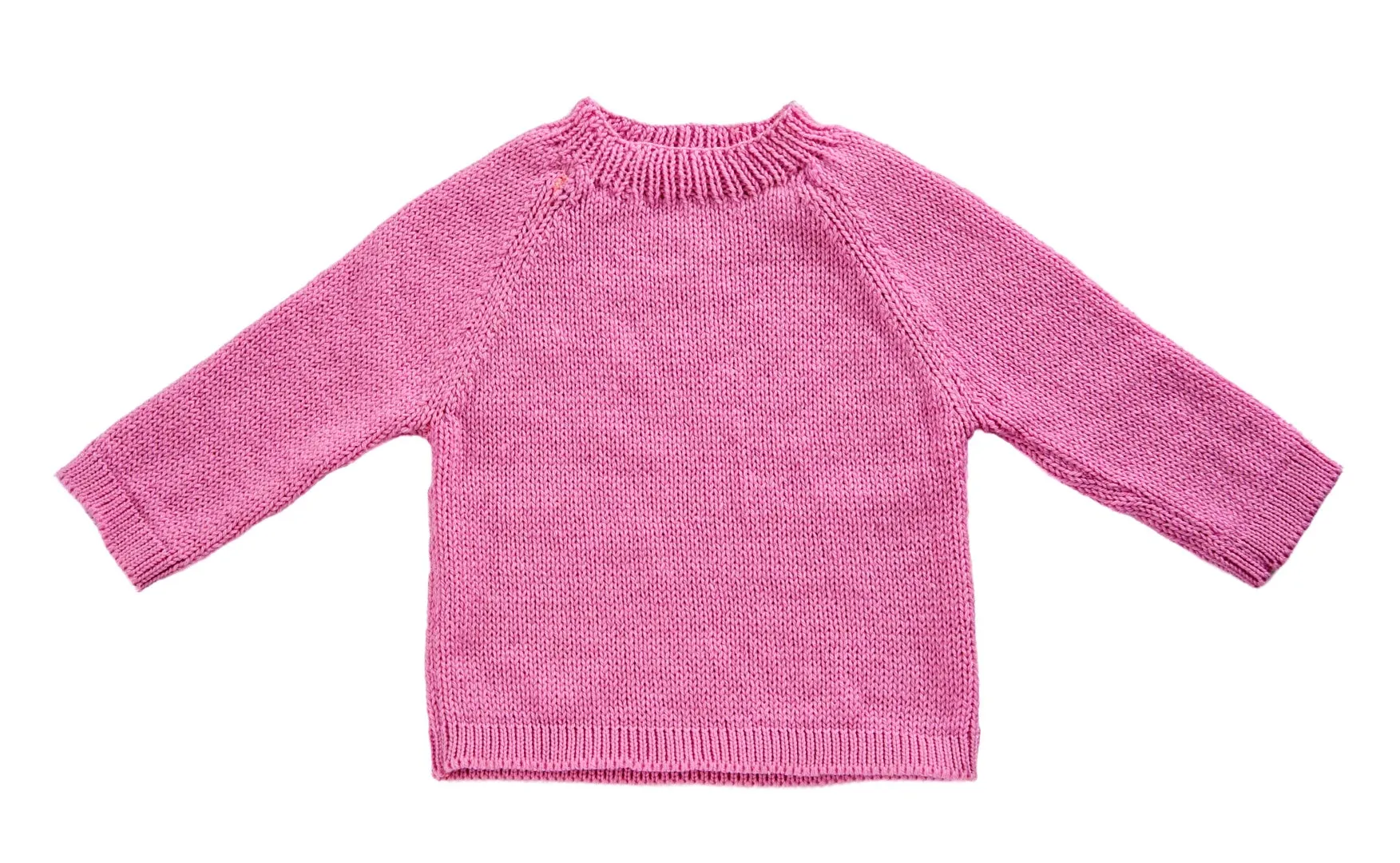 Organic  Wool  | Pullover  | Classic Rose| Size-6 Years