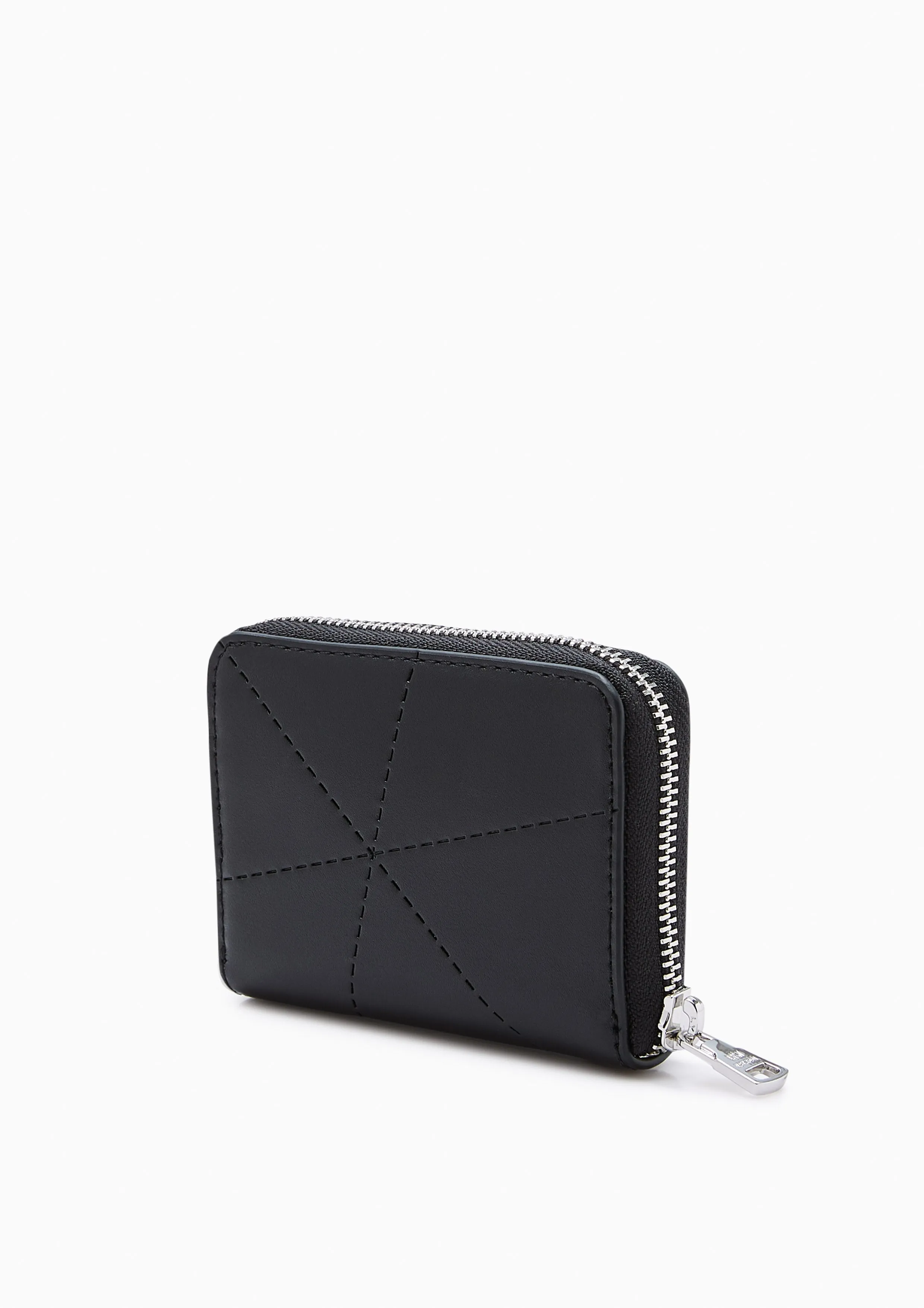 Prisma Zip Short Wallet - Black