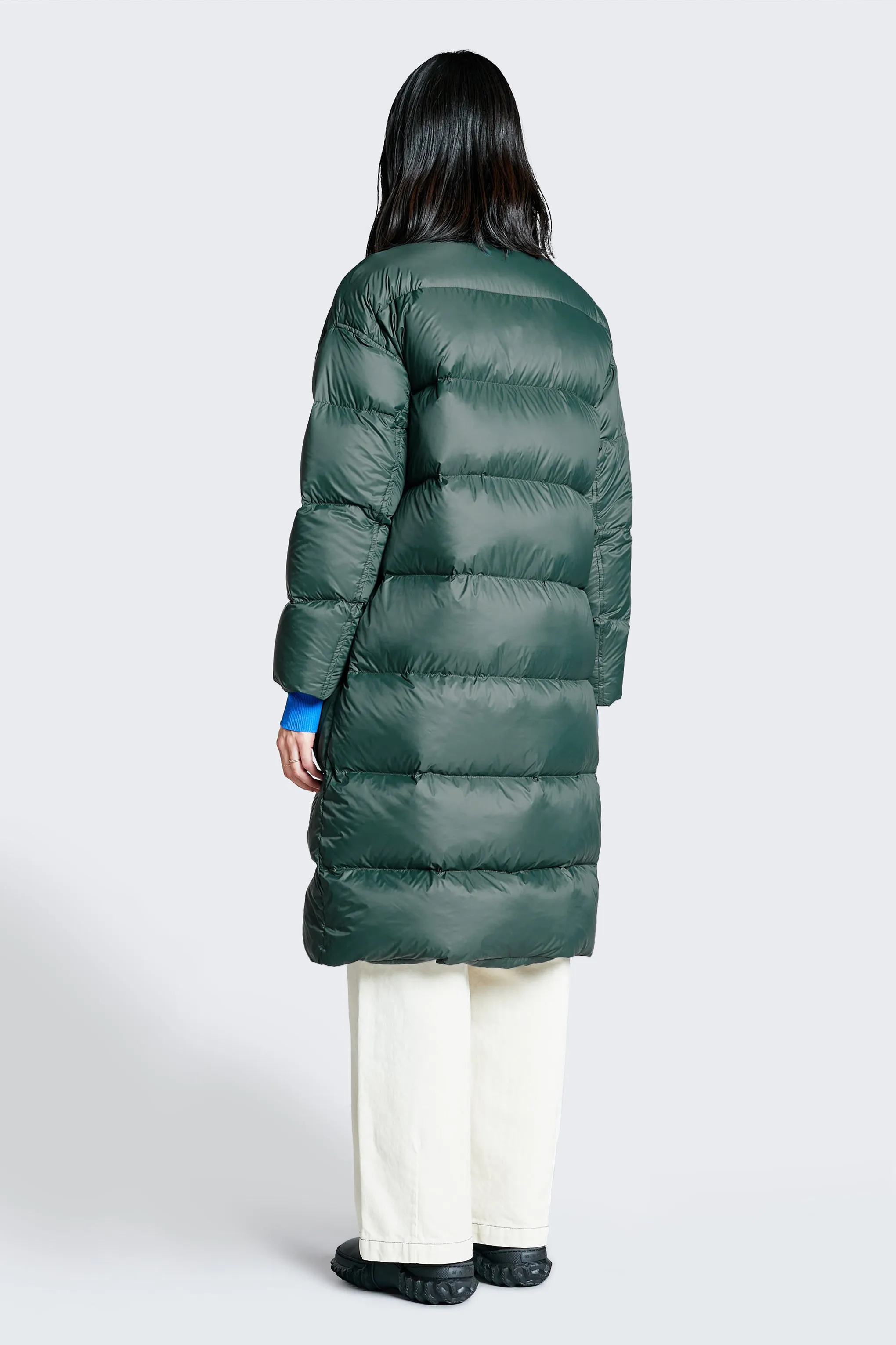 Prodigal Long Quilted Coat Sycamore