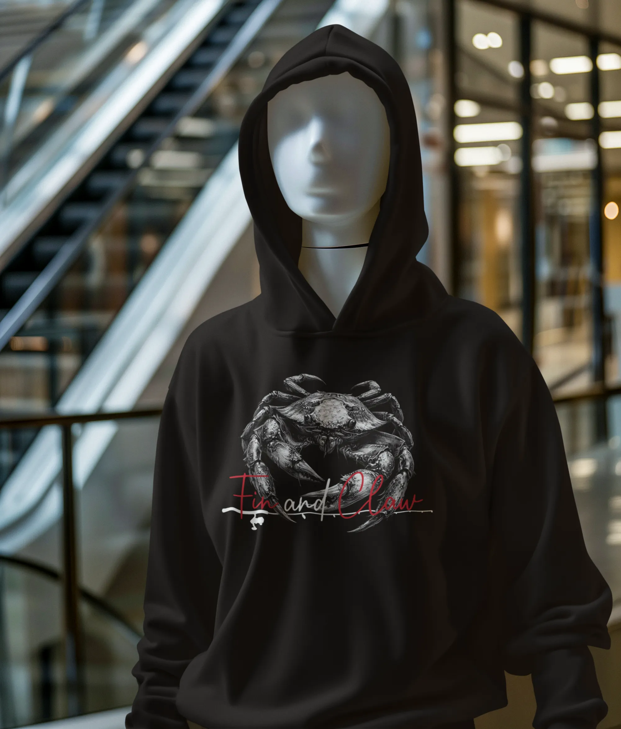 Pullover Hoodie Dungeness Crab