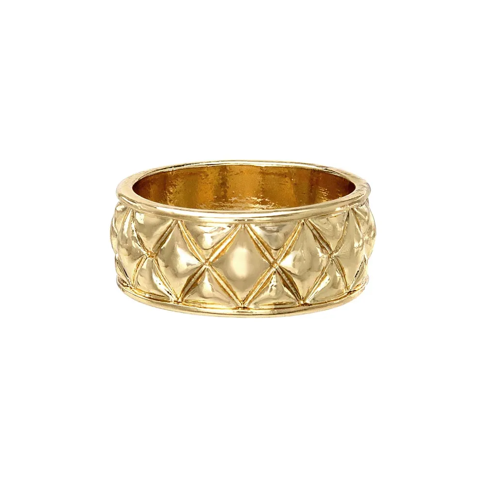 Quilted Band Ring