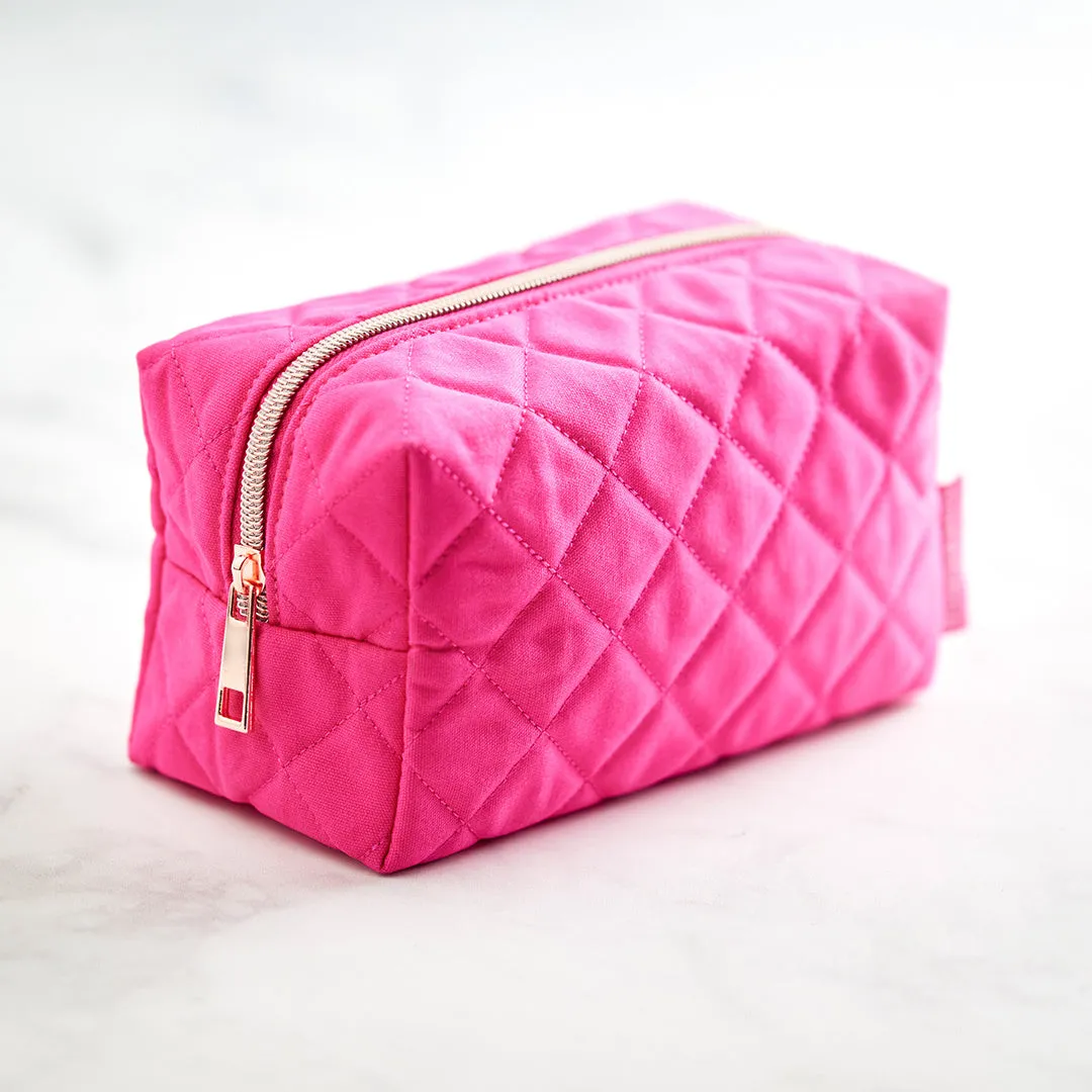 Quilted Cosmetics Bag