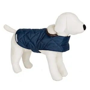 Quilted Dog Coat (Navy)