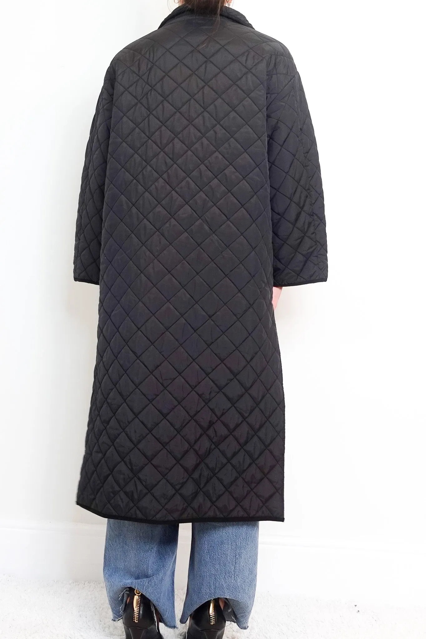 Quilted Long Line Coat RRP £500