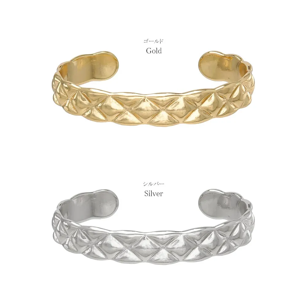 Quilted Metal Bangle