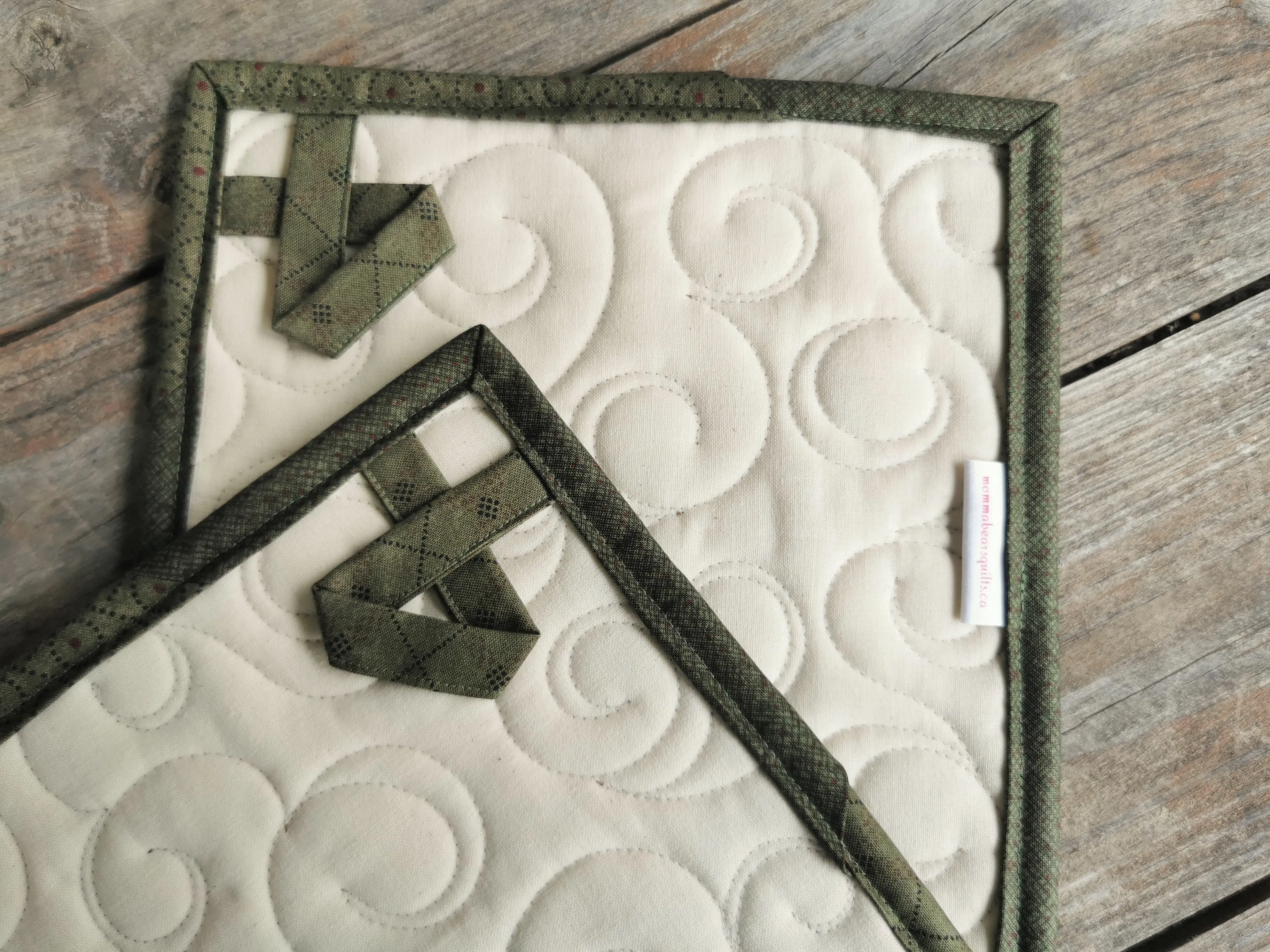 Quilted Patchwork Potholders