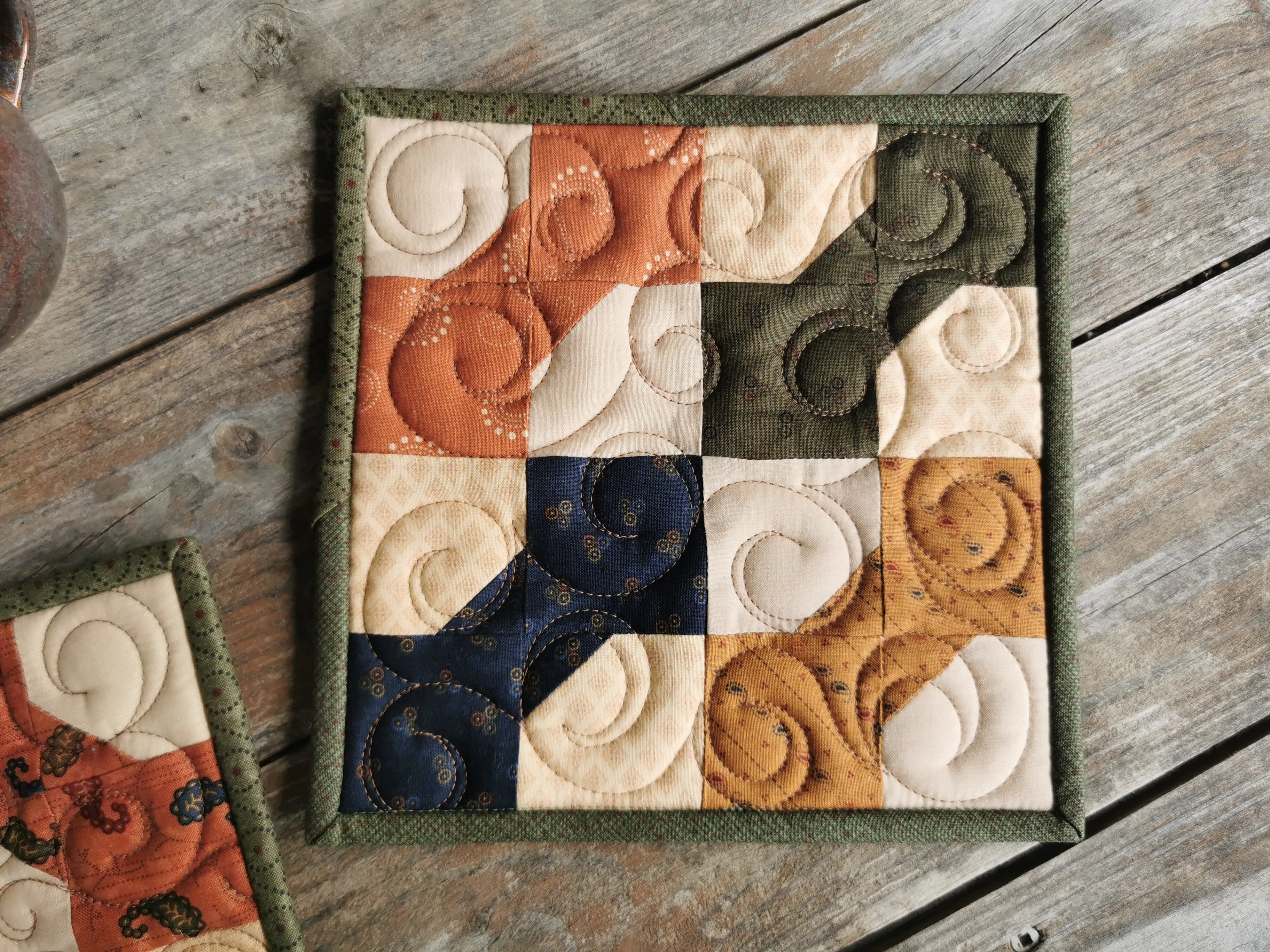 Quilted Patchwork Potholders