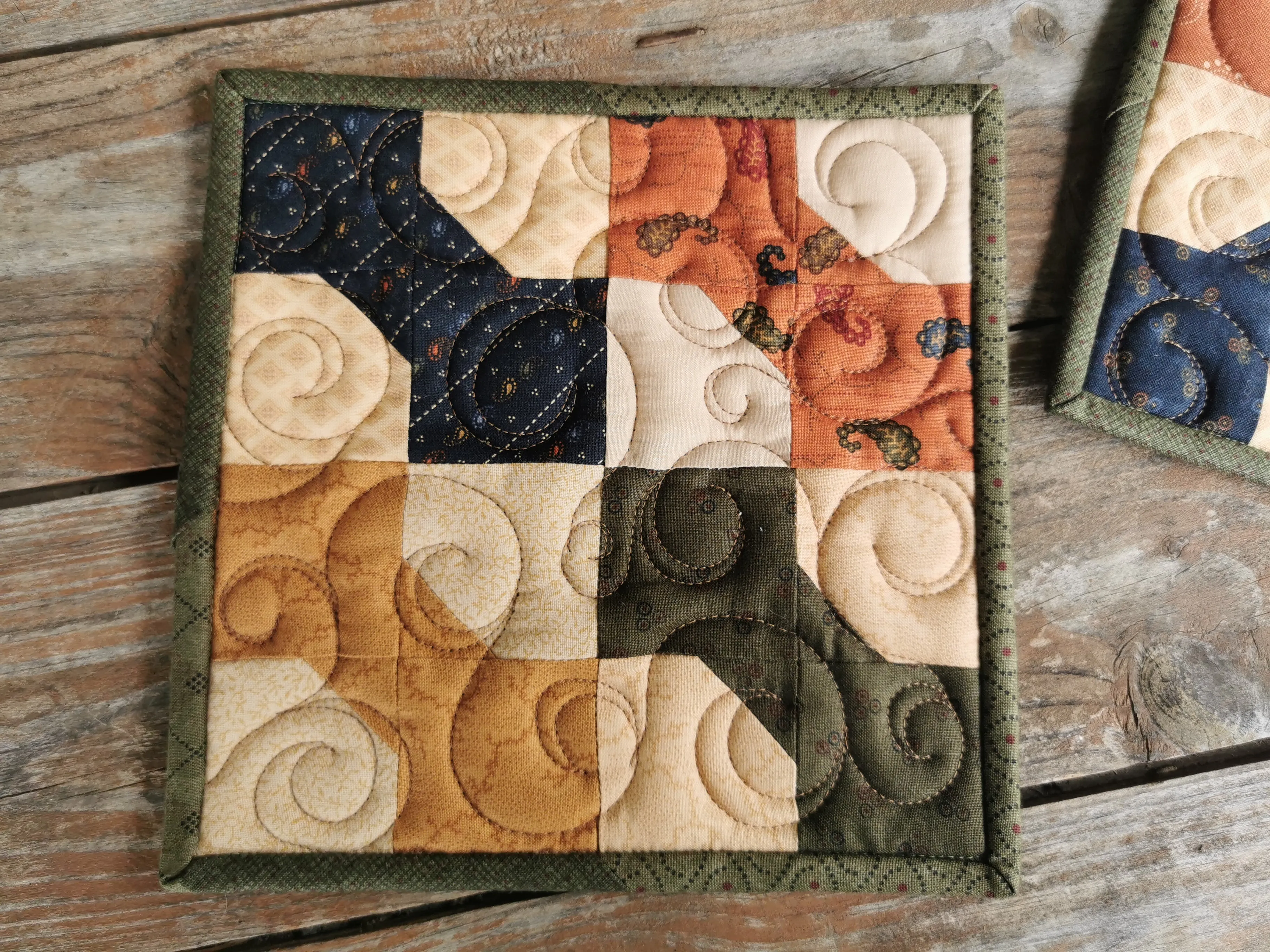 Quilted Patchwork Potholders