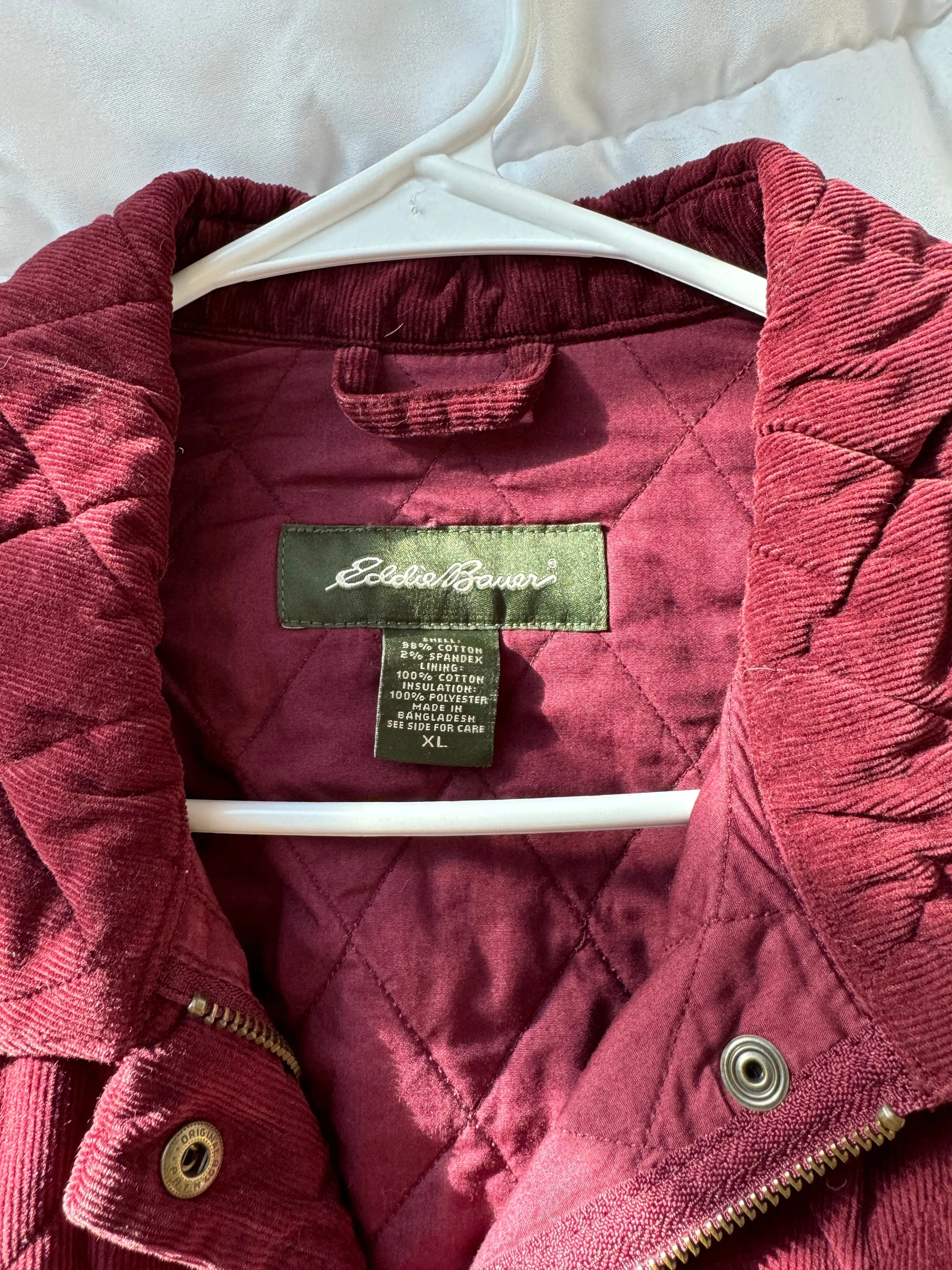 Red Quilted Coat (XL)