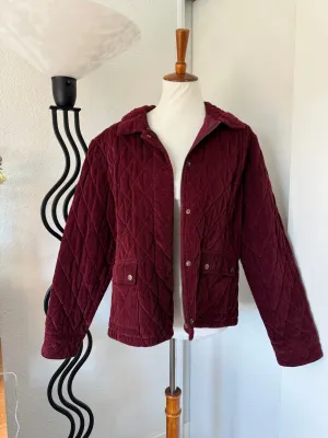 Red Quilted Coat (XL)