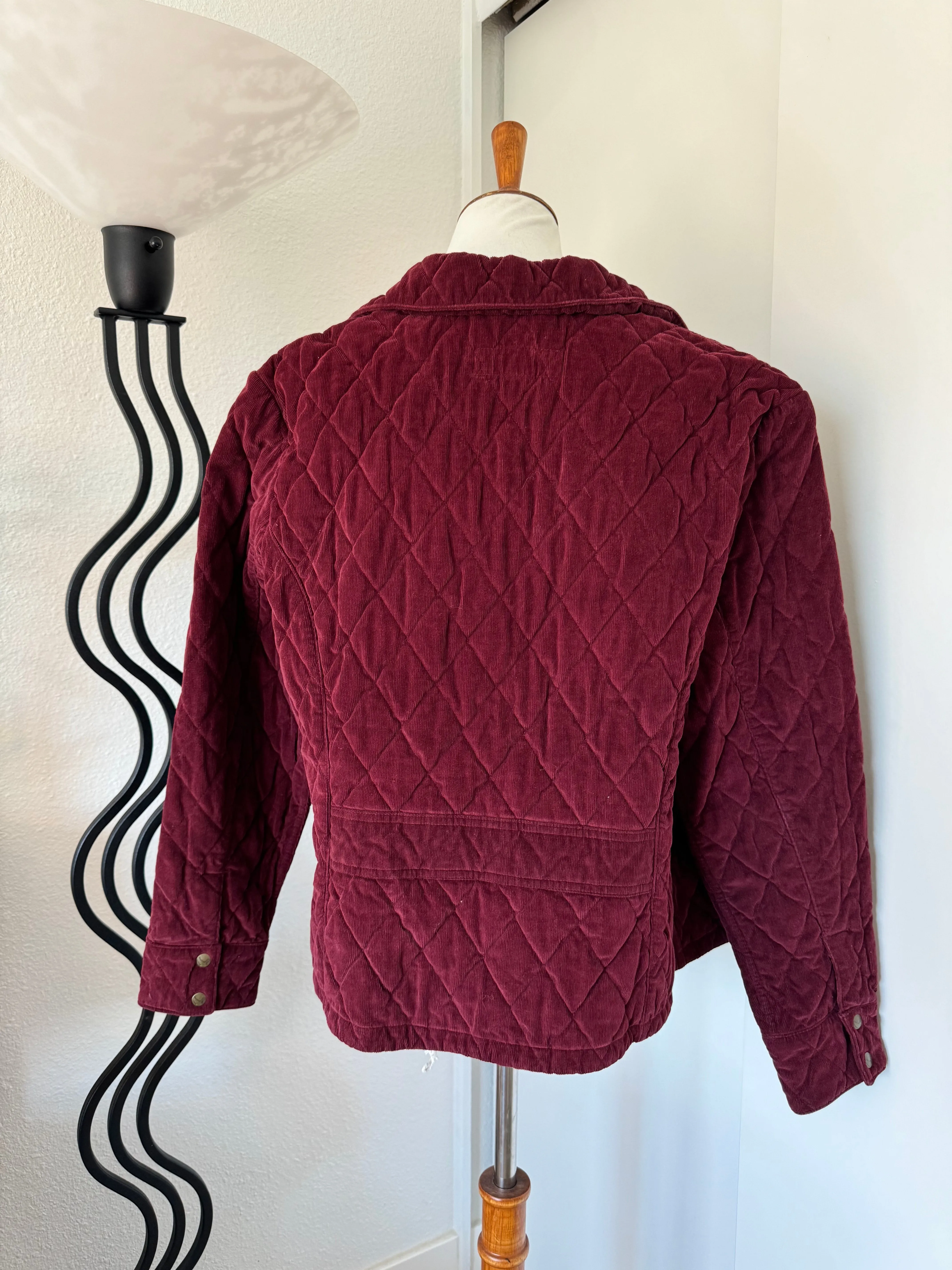 Red Quilted Coat (XL)