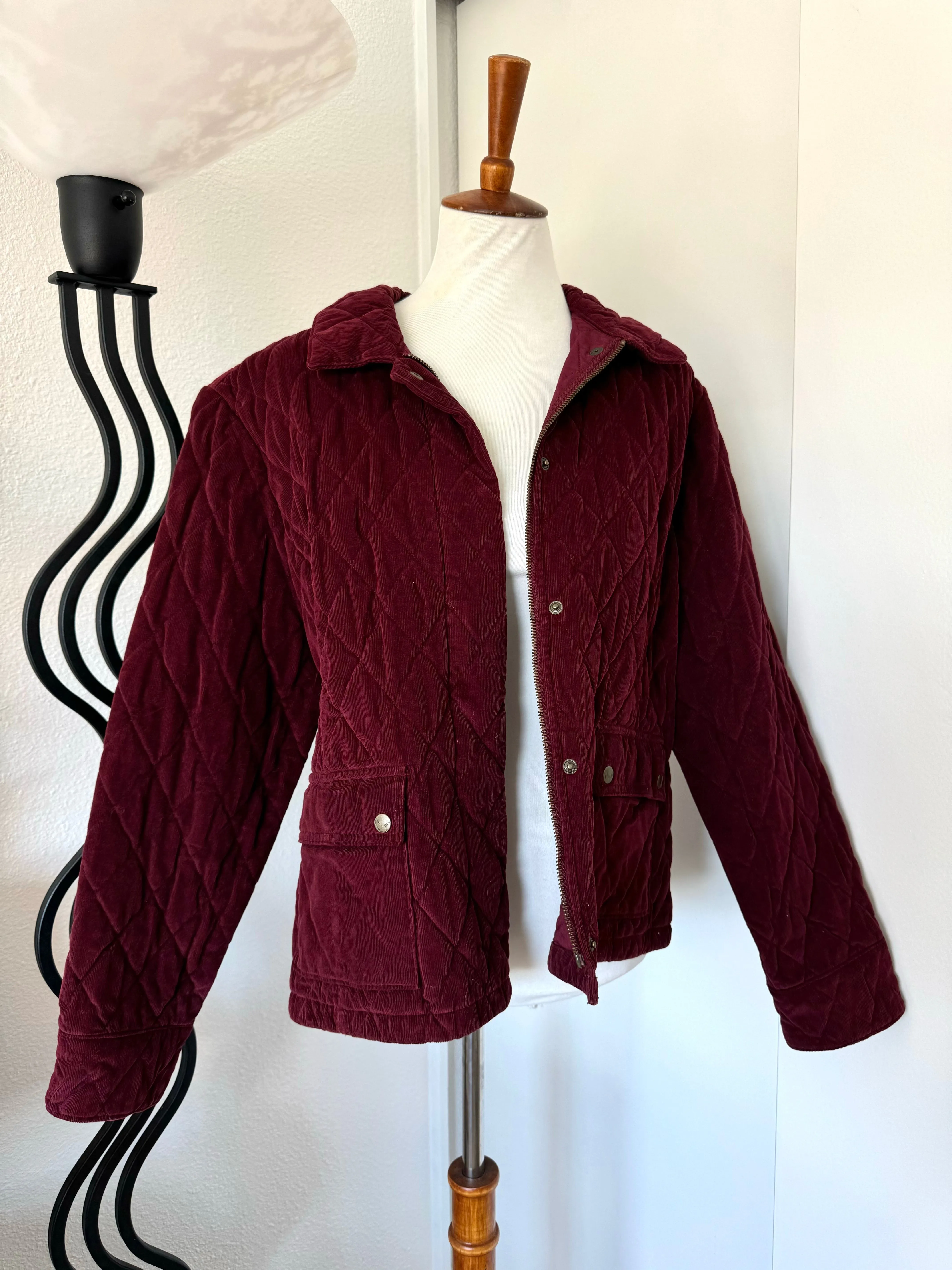 Red Quilted Coat (XL)