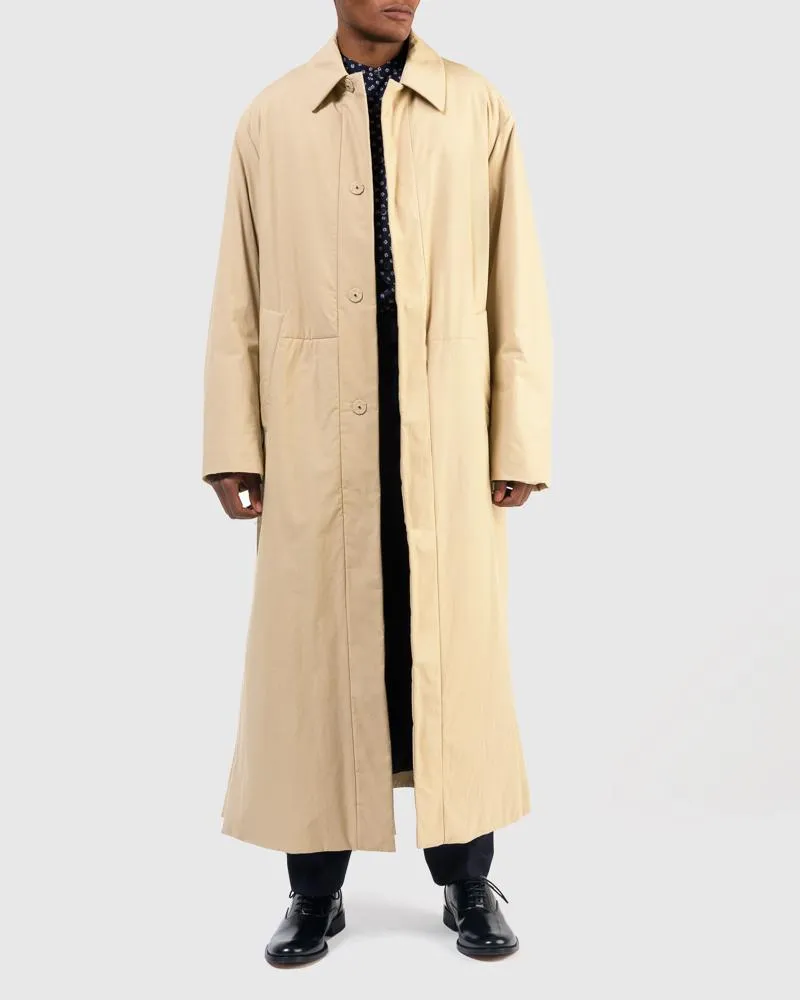 Rubar Long Coat in Beige