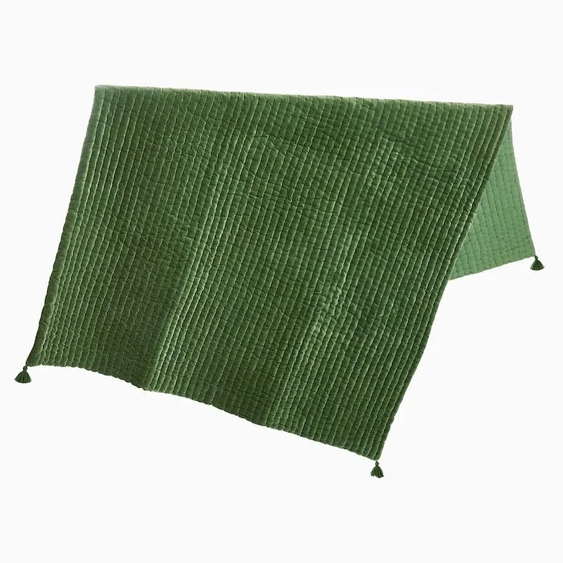 Velvet Moss Throw Blanket by John Robshaw