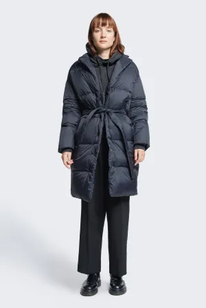 Vestige Quilted Long Coat Black