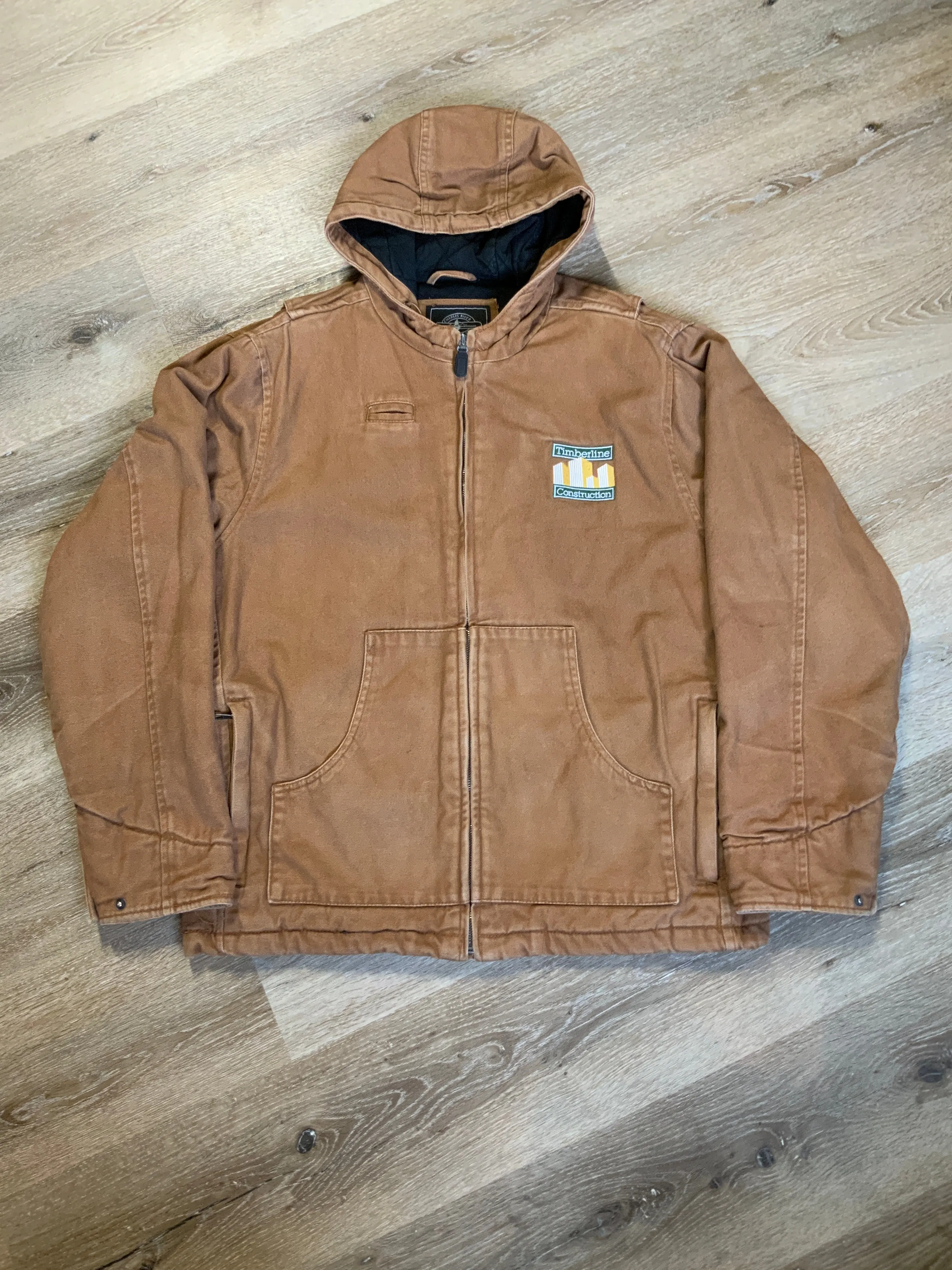 Vintage Charles River Tan Canvas Work Jacket