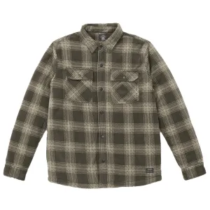 Volcom Bowered Fleece Long Sleeve Button-Up Shirt