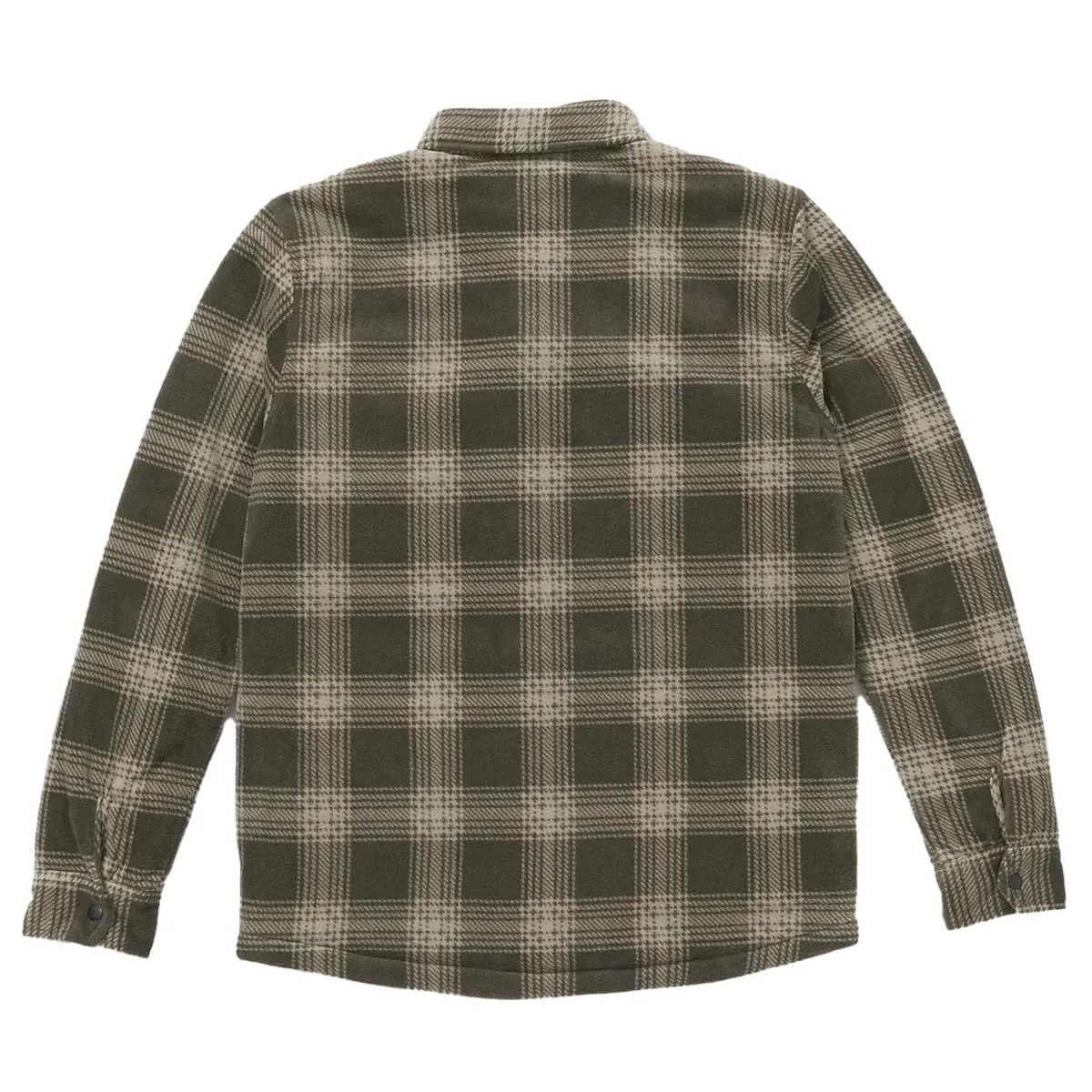 Volcom Bowered Fleece Long Sleeve Button-Up Shirt