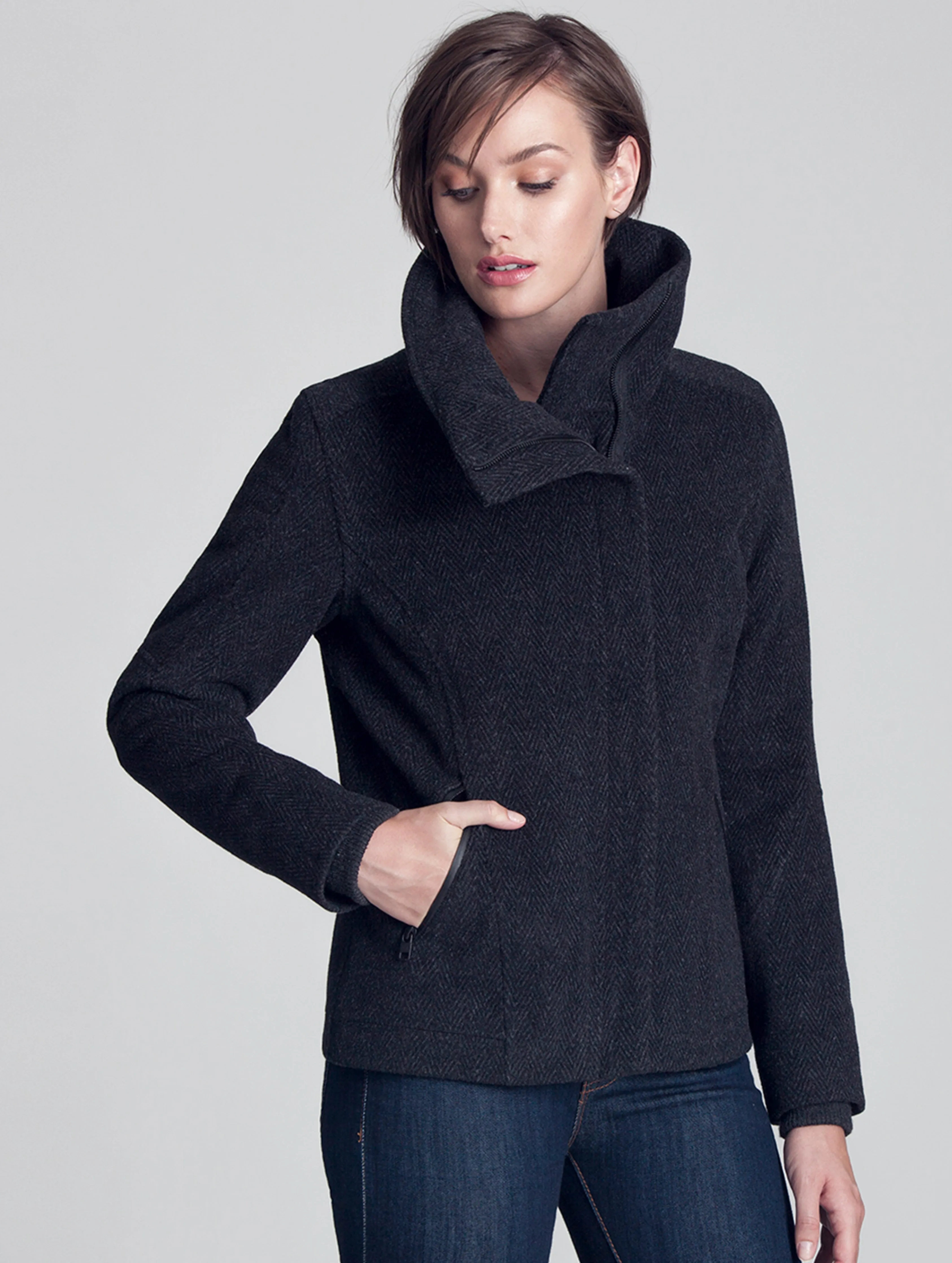 W Crosby Jacket - Charcoal Heather