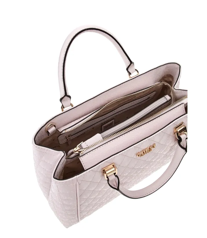 White Yarmilla Luxury Satchel Bag