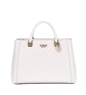 White Yarmilla Luxury Satchel Bag