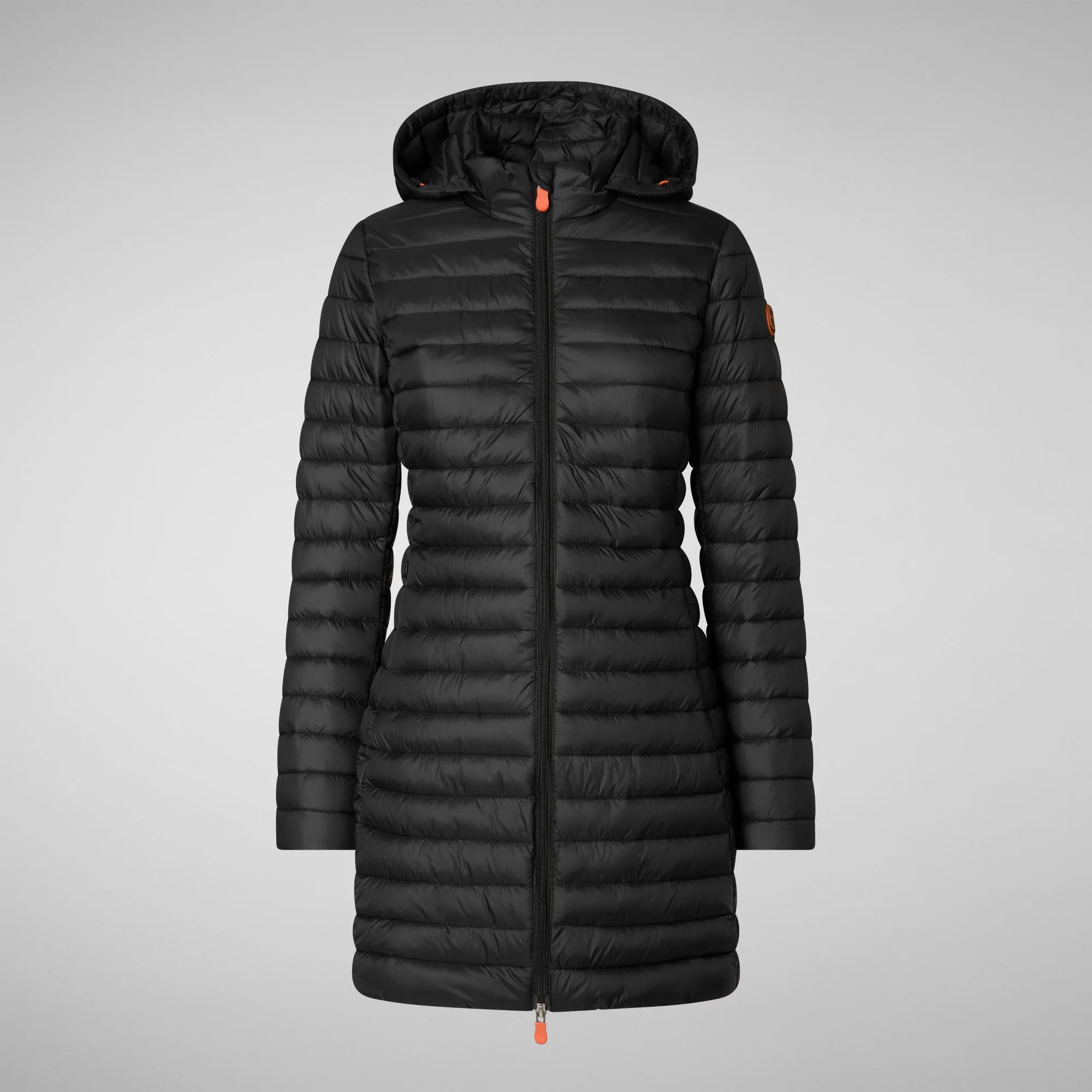 Woman's animal free puffer jacket Bryanna in black