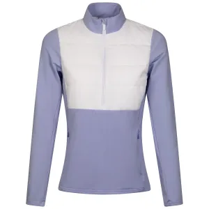 Womens Althea Half Zip Mid Layer Lavender - SS24