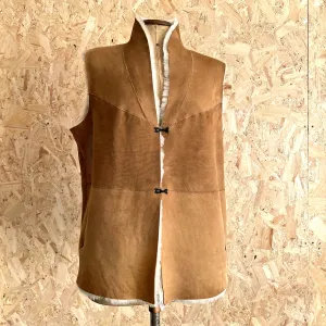 YELEK REVERSIBLE GILET / TAN   NATURAL